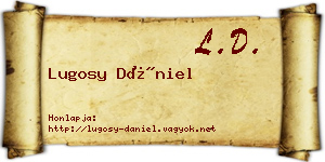 Lugosy Dániel névjegykártya